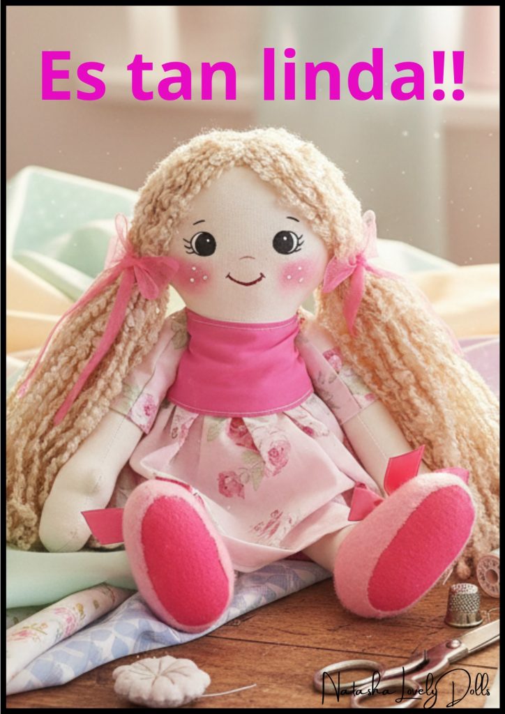 A boneca de tecido que você vai querer fazer - molde parte 1