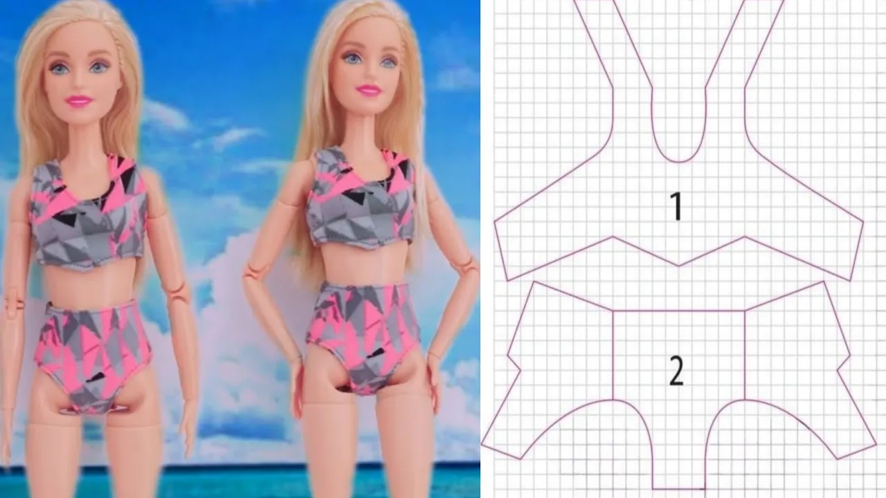 Biquíni para Barbie modelo 69