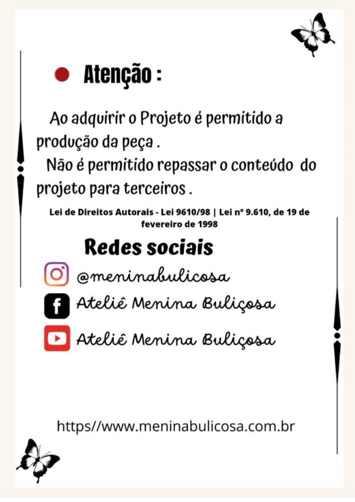 Blusa e vestido da boneca de pano Primavera passo a passo - molde parte 3
