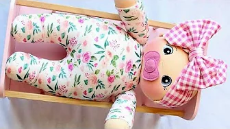 Boneca bebezão Nane de pano de 60 cm para iniciantes
