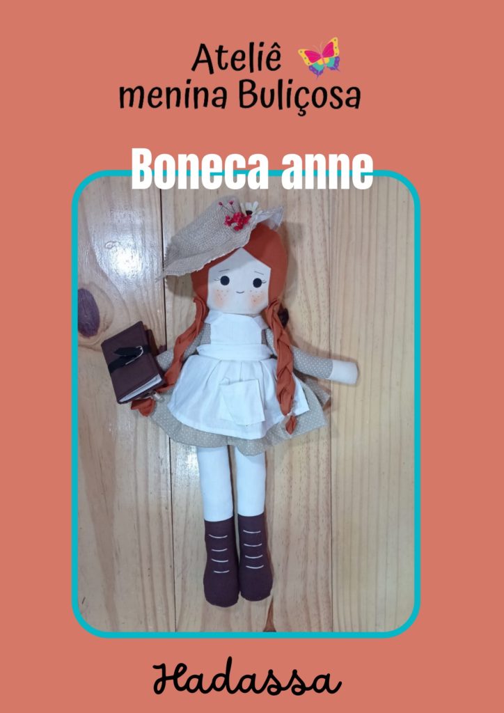 Boneca de pano Anne - molde parte 1