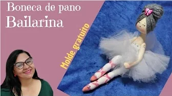 Boneca de pano bailarina