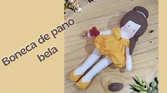 Boneca de pano Bela