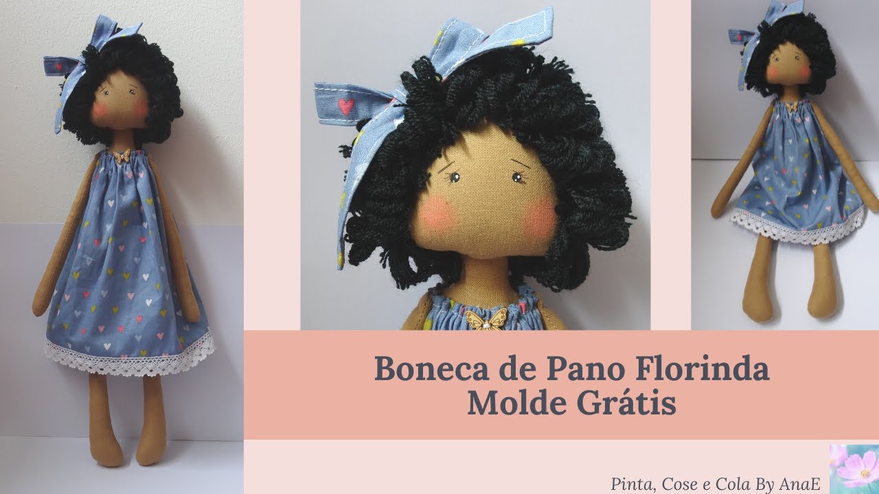 Boneca de pano Florinda