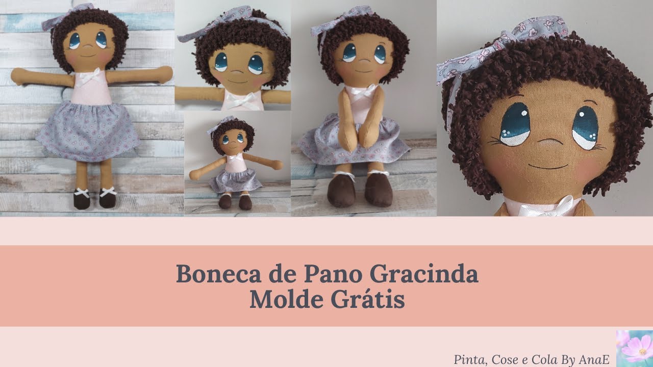 Boneca de pano Gracinda