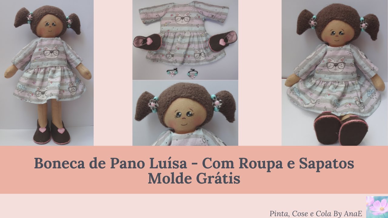 Boneca de pano Luísa