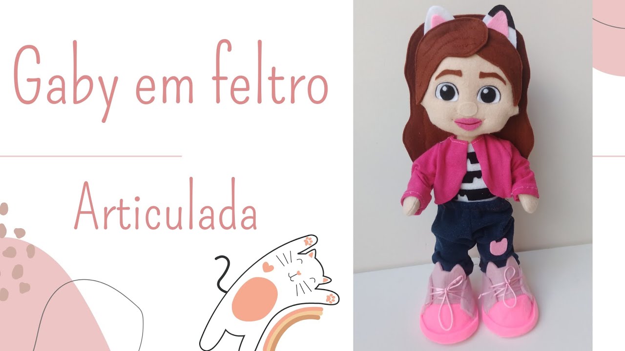 Boneca Gaby de feltro parte 4 – roupinha