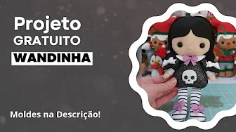 Boneca Wandinha passo a passo completo