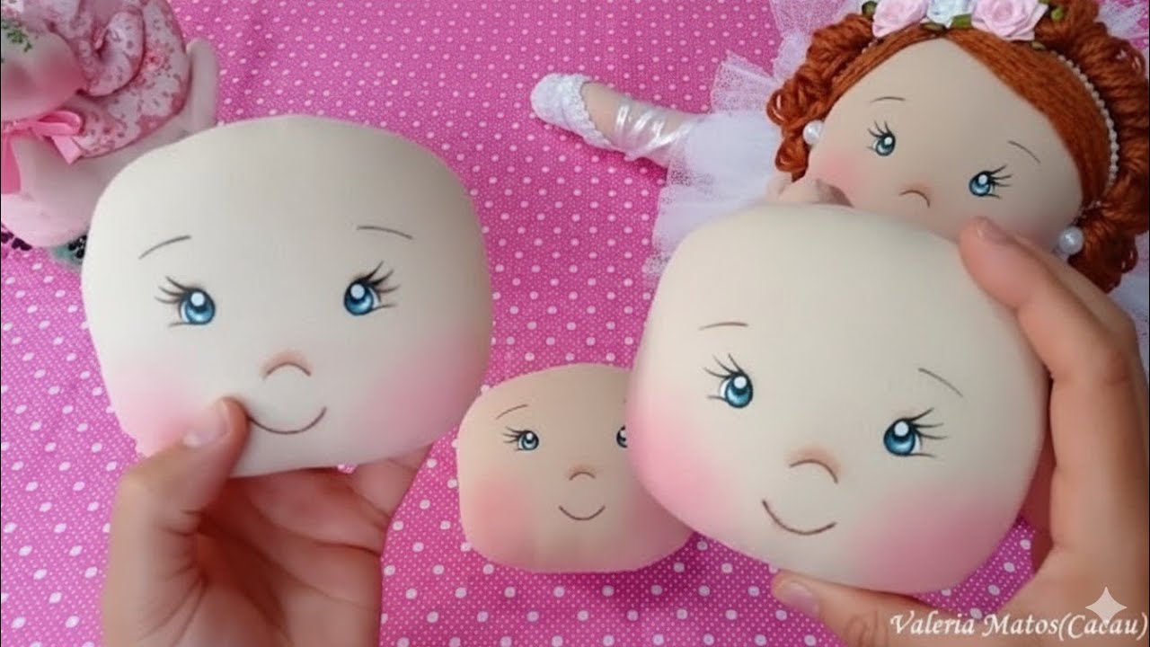 Carinha de boneca – modo simples de pintar para iniciantes