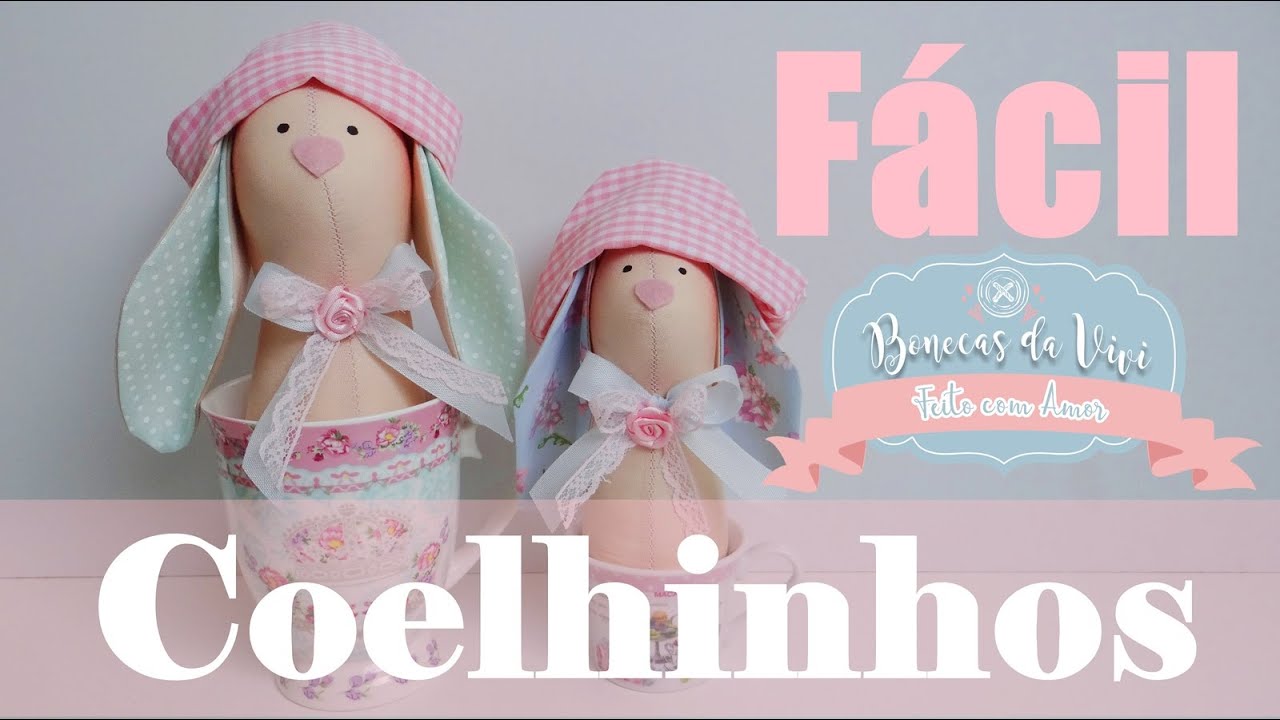 Coelhinho na xícara fácil