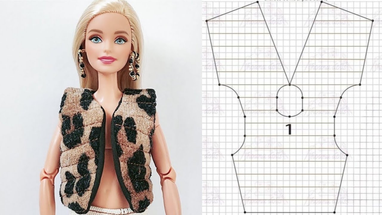 Colete bomber para Barbie