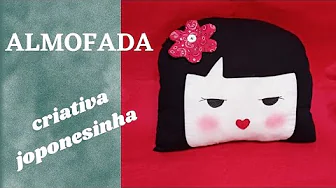 Como fazer almofada decorativa japonesinha