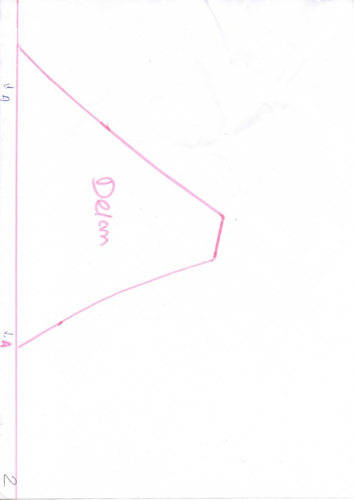 Como fazer blusa peplum - molde parte 3