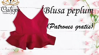 Como fazer blusa peplum