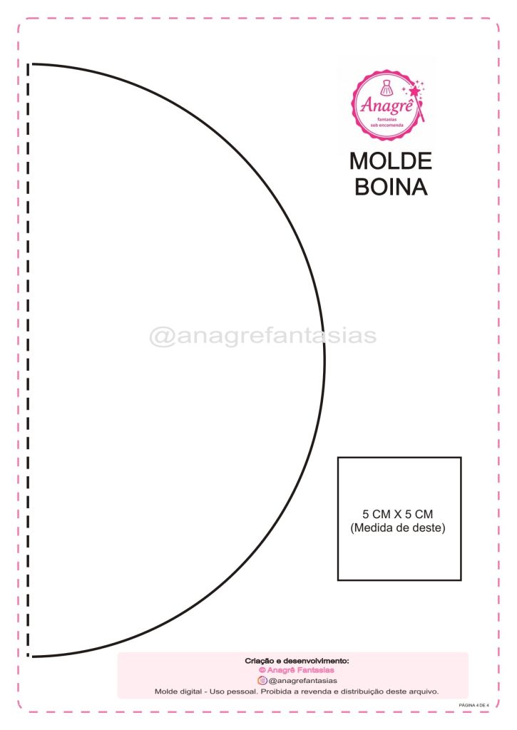 Como fazer boina francesa com acabamento profissional - molde parte 4