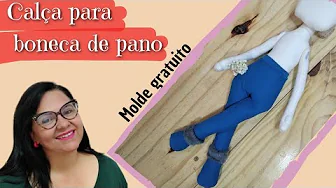 Como fazer calça para boneca de pano