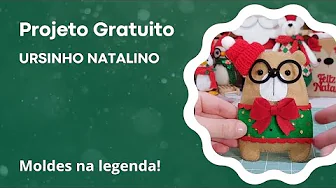 Como fazer ursinho natalino