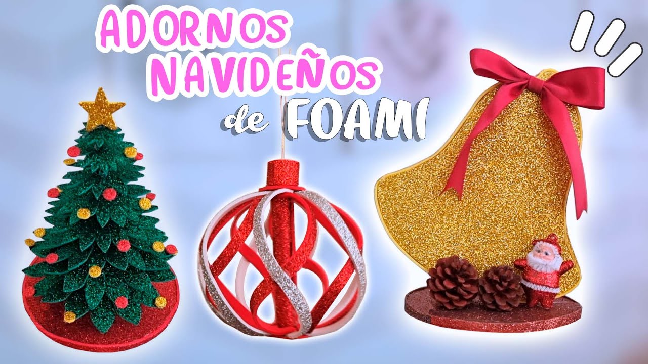 Enfeites de Natal de EVA