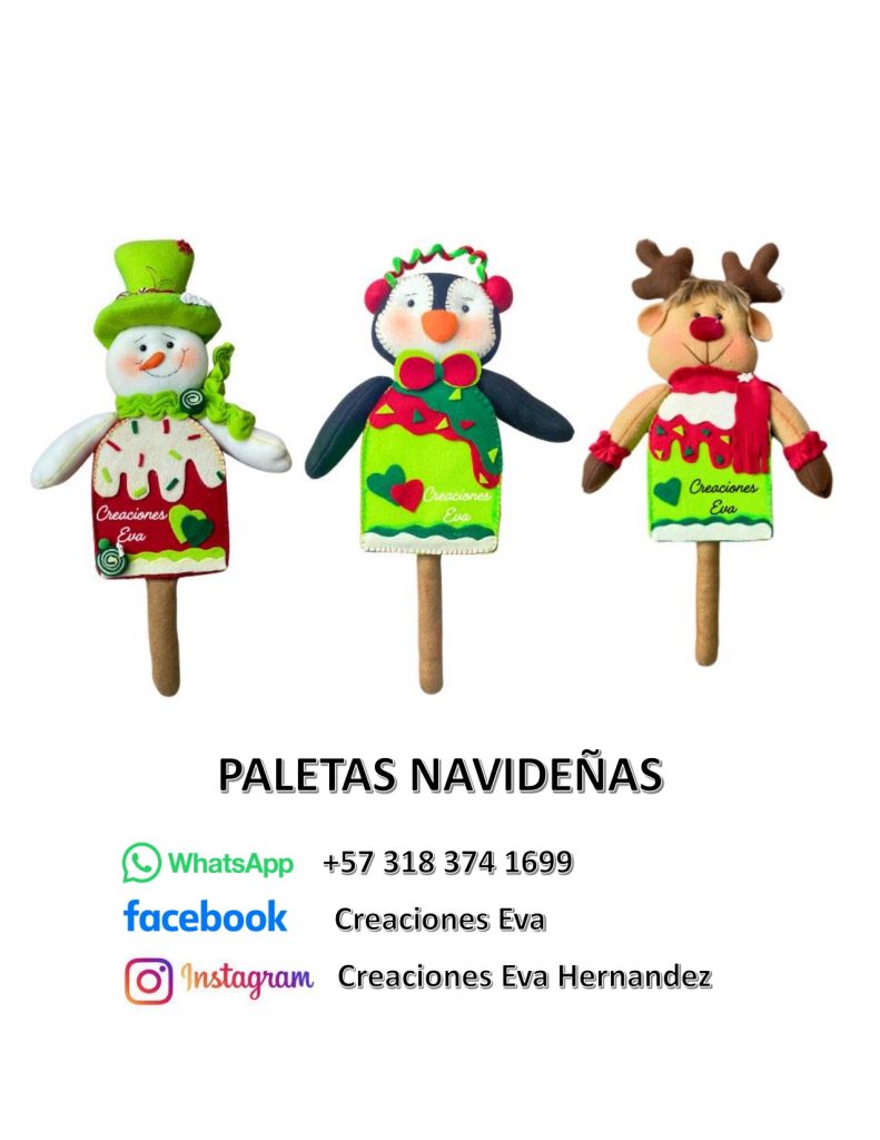 Enfeites de Natal para a árvore – pinguim - molde parte 2