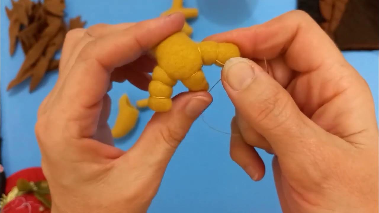Garras da águia e do gavião de feltro 3D