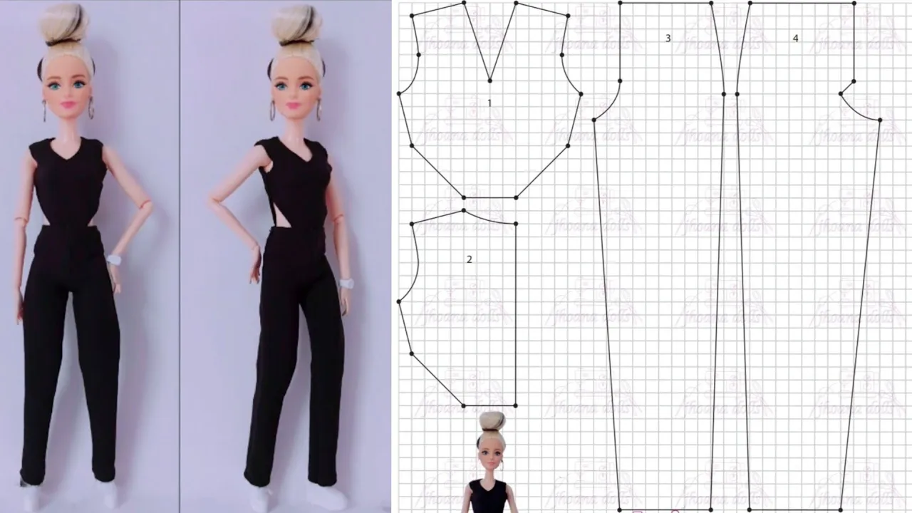 Macacão para Barbie modelo 63