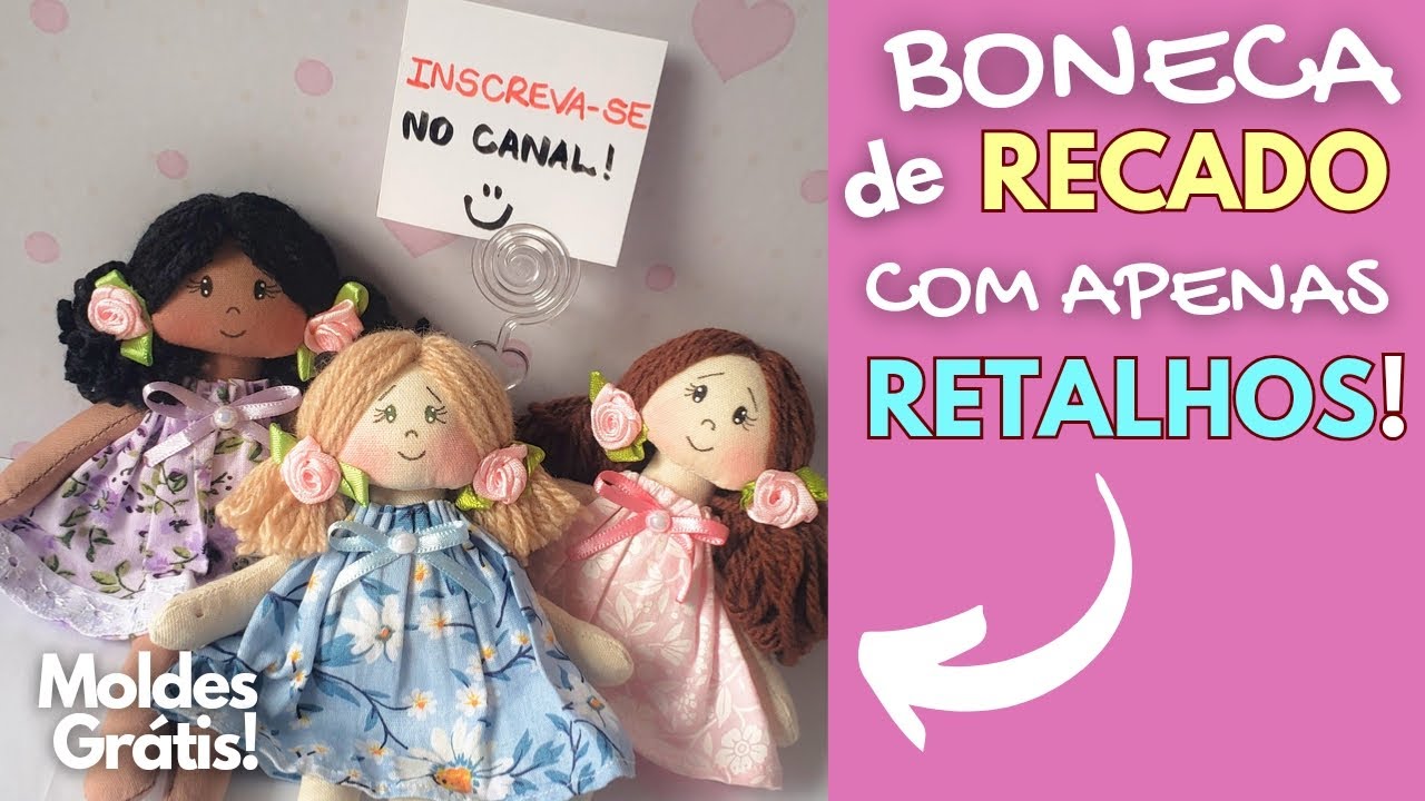 Mini boneca para fazer e vender muito