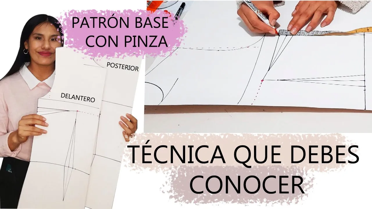 Molde base com pence para fazer qualquer roupa
