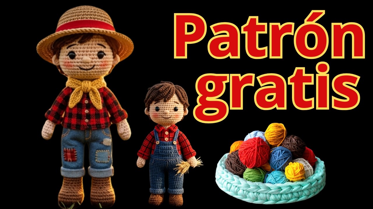 O boneco campestre de amigurumi mais bonito da internet