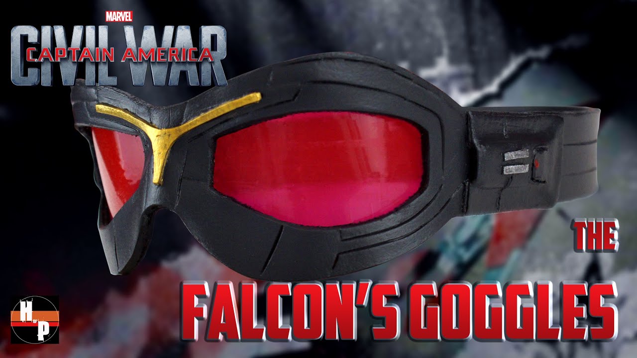 Óculos do Falcão (Capitão América – Guerra Civil) para cosplay