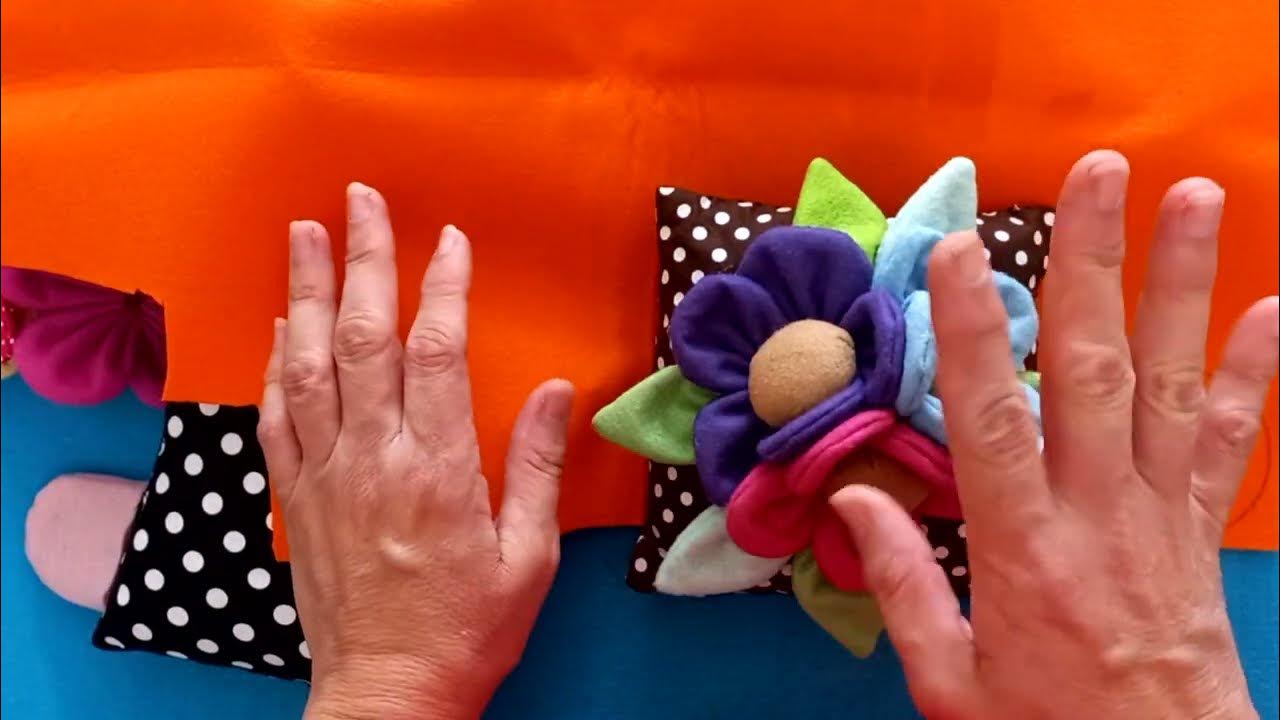 Peso de porta almofada com flores parte 2