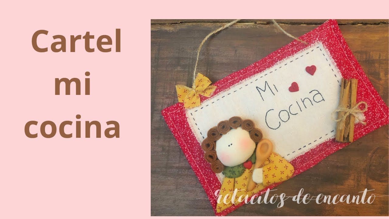 Placa "Minha cozinha" estilo country