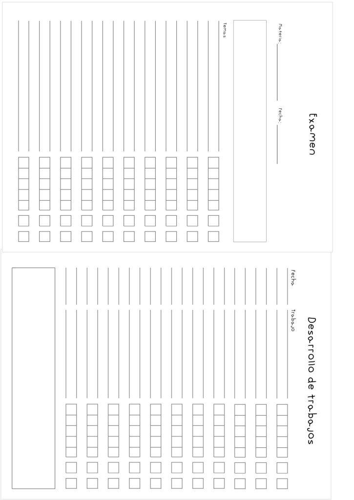 Planner de estudos completo para imprimir e digital - molde parte 11