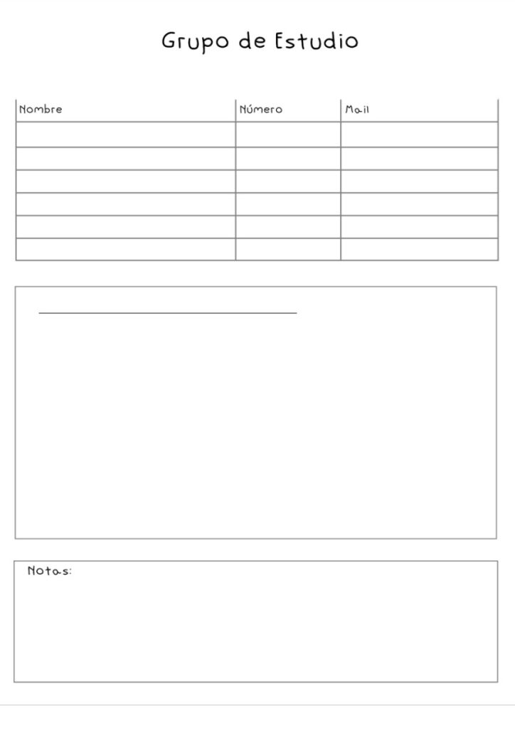 Planner de estudos completo para imprimir e digital - molde parte 157