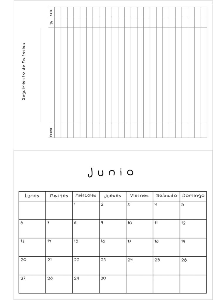 Planner de estudos completo para imprimir e digital - molde parte 20