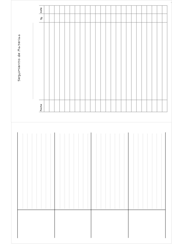 Planner de estudos completo para imprimir e digital - molde parte 28