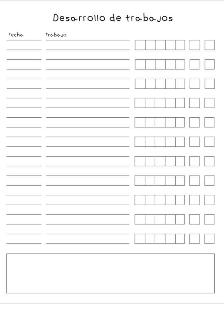 Planner de estudos completo para imprimir e digital - molde parte 59