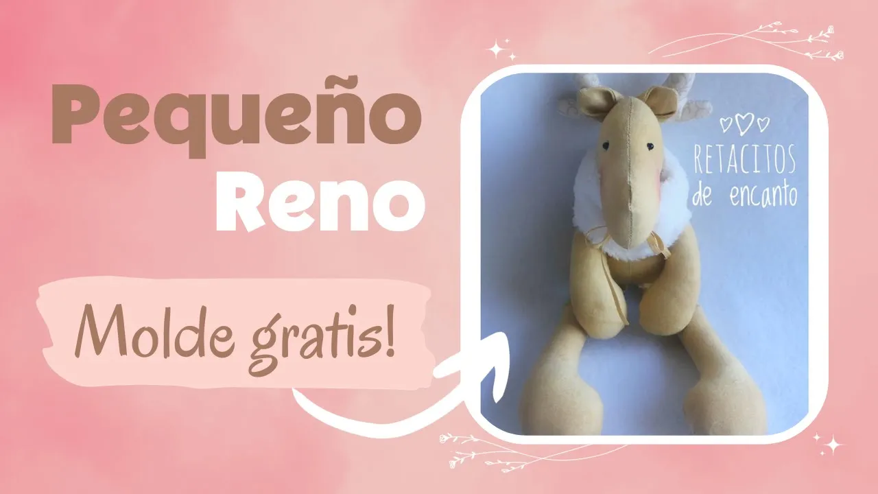 Renazinha adorável de tecido