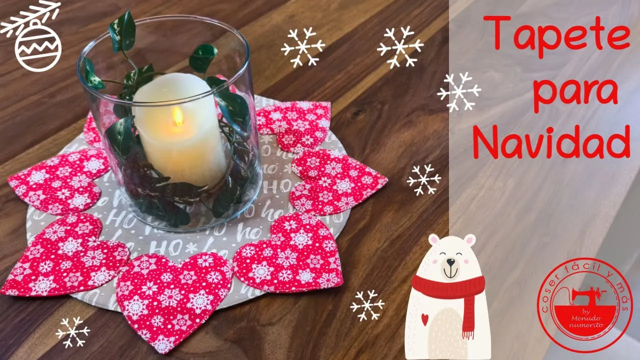 Tapete de Natal fácil