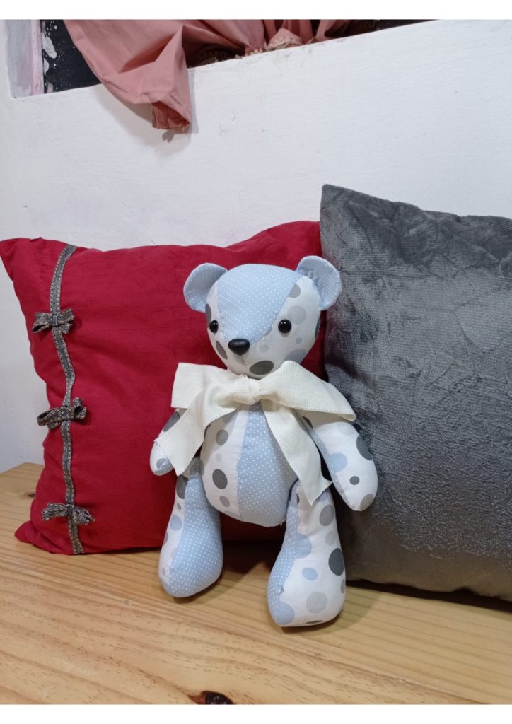 Urso de tecido - molde parte 1