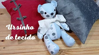 Urso de tecido