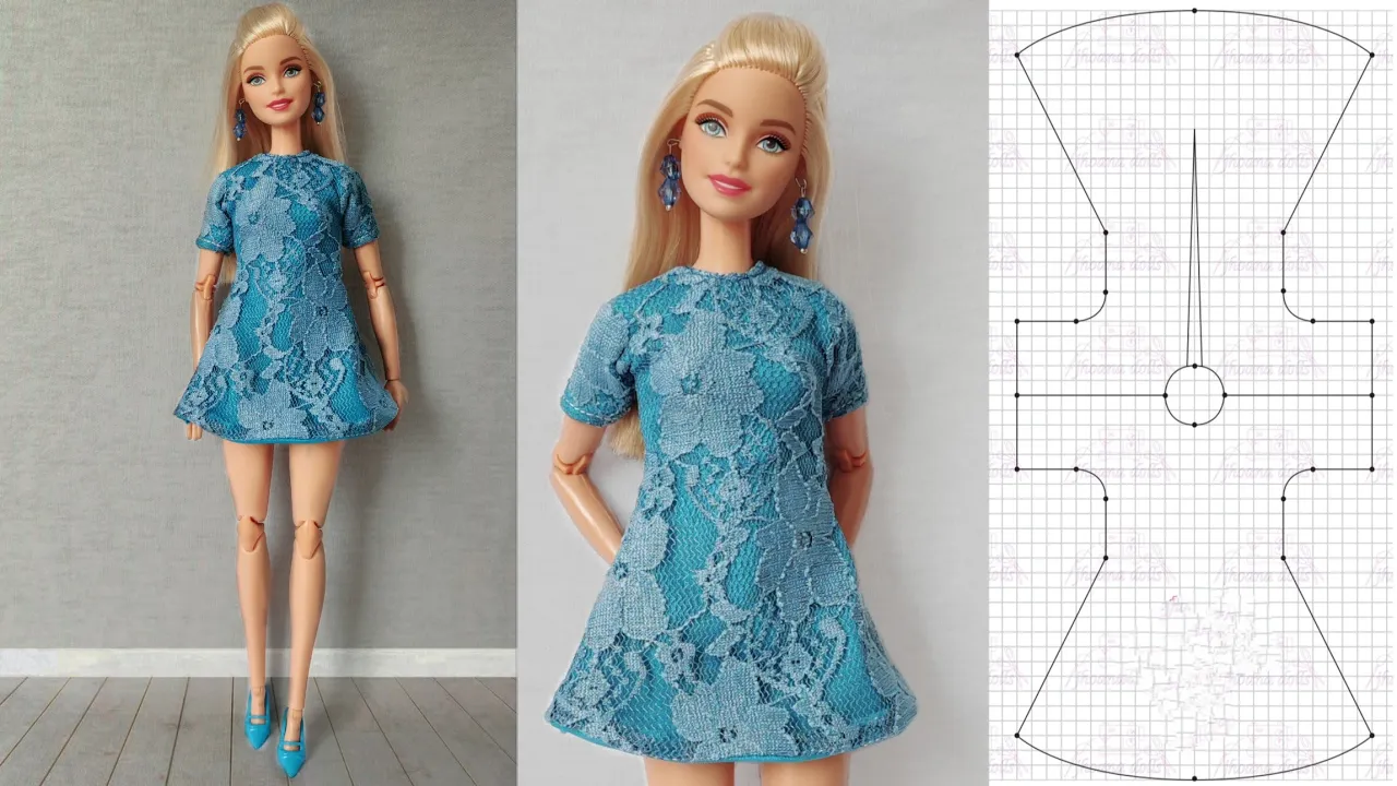 Vestido para Barbie modelo 141