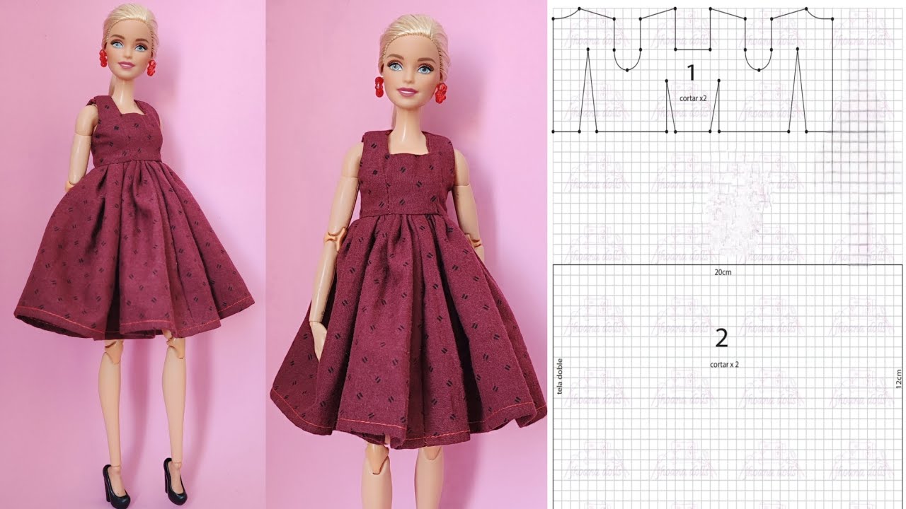 Vestido para Barbie modelo 151