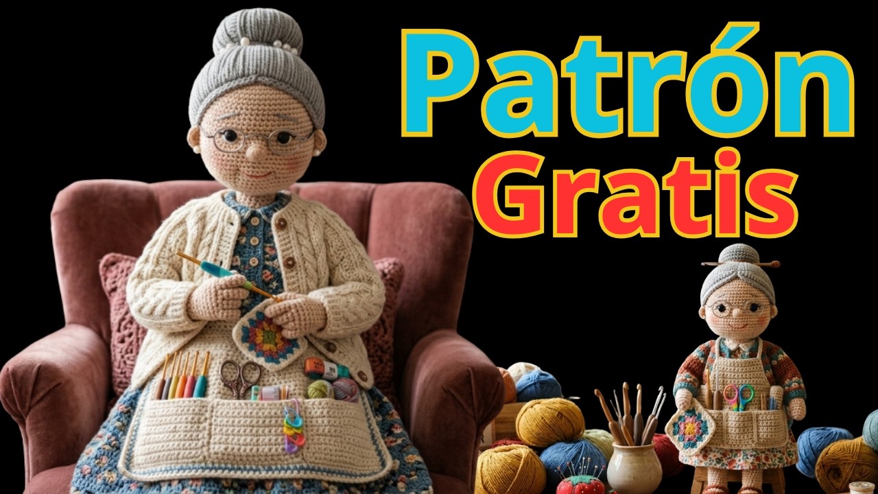 A vovó artesã de amigurumi