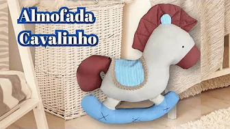 Almofada cavalinho para enxoval de bebê