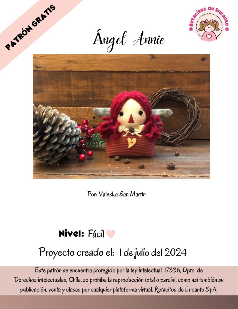 Anjinha Annie fácil - molde parte 1