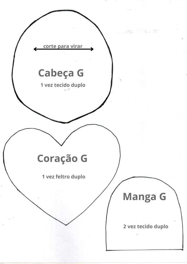 Anjinho para batizado – passo a passo completo parte 2 - molde parte 2