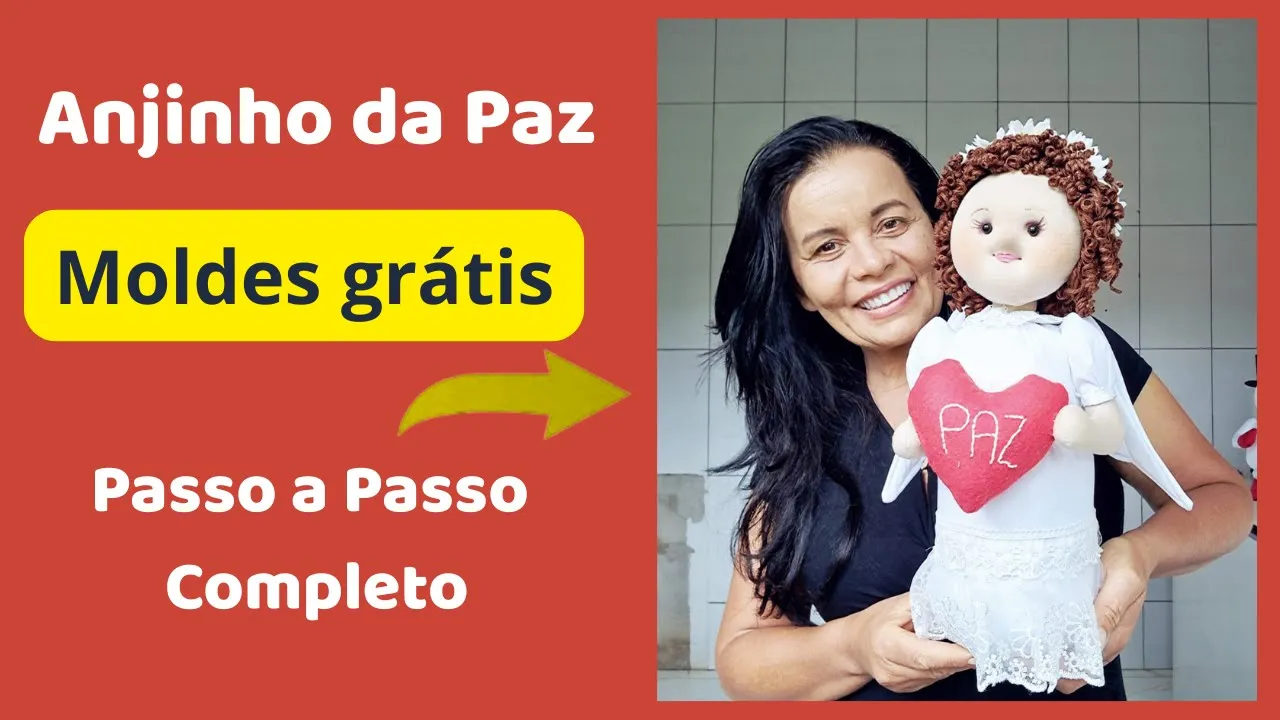 Anjinho para batizado – passo a passo completo parte 2