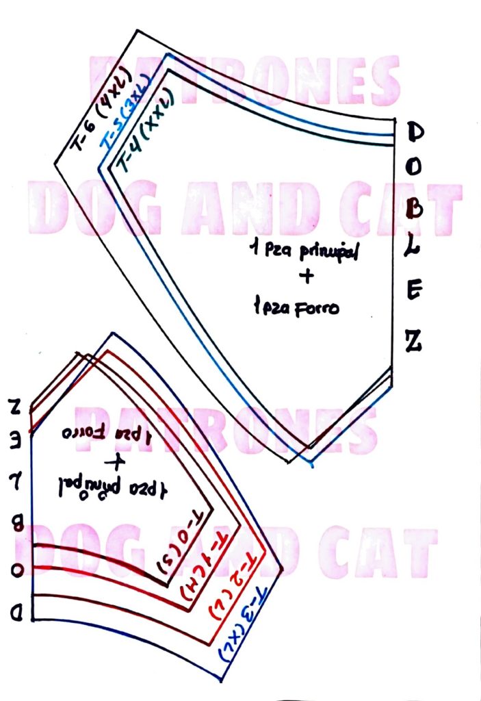 Bandana de duende natalino para cachorro e gato modelo 2 - molde parte 2