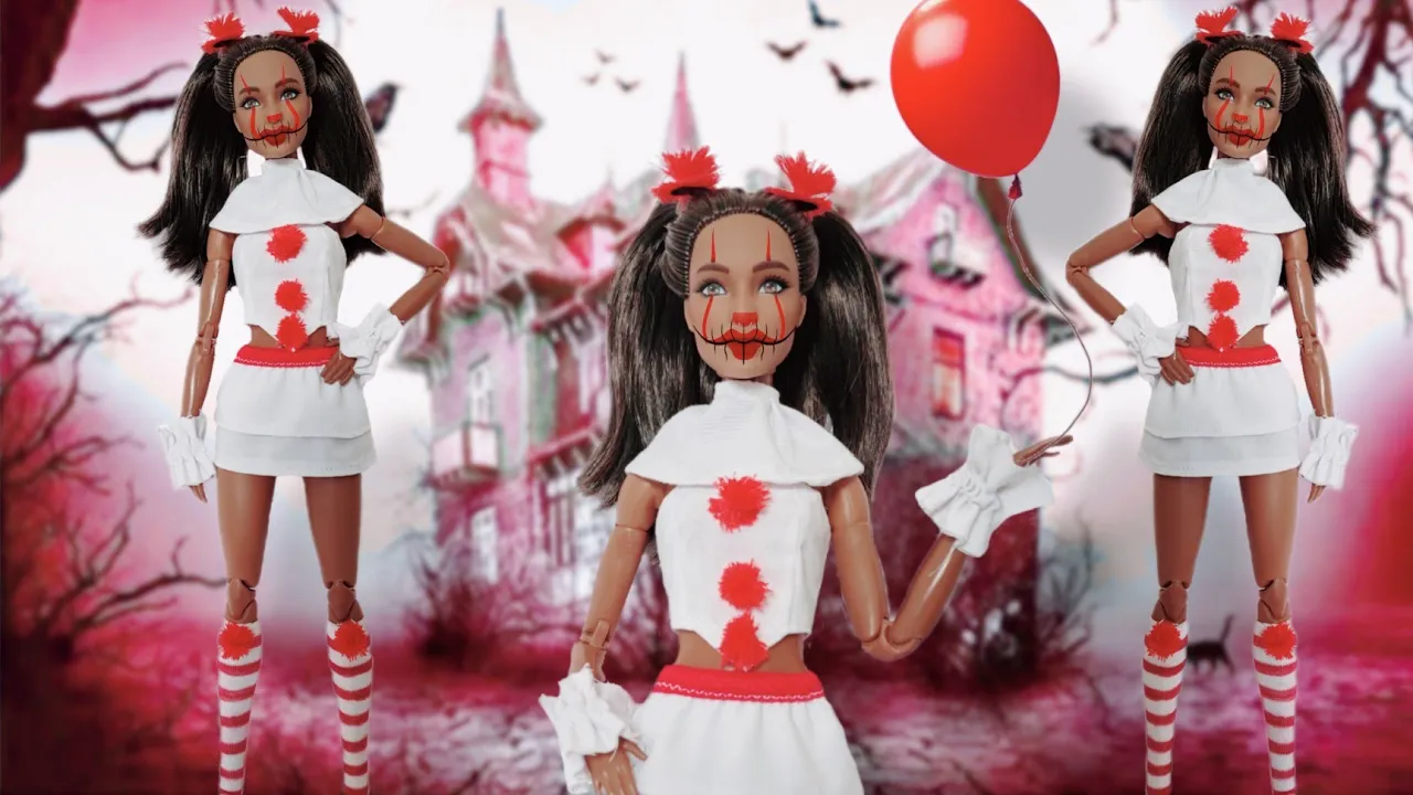 Barbie de palhaço It