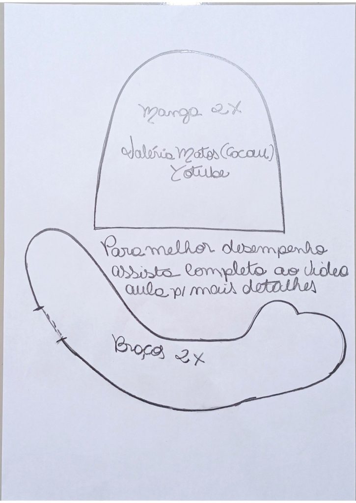 Boneca 2 em 1 – pano de prato e paliteiro - molde parte 4